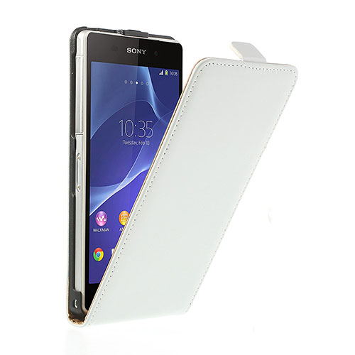 Schutzhülle im Flip-Style aus echtem Leder: Schutz der Vorder- u. Rückseite Displayschonendes Material auf der Innenseite Magnetischer Verschluss Passgenaue Kunststoffschale für einen besseren Halt Alltagstaugliches Design Es ist und bleibt der unang Sony Xperia Z2 Echtleder Tasche Flipcase - Weiss