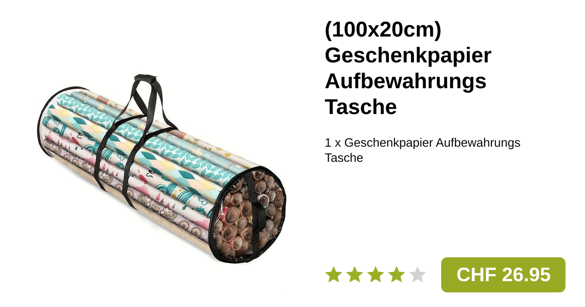 Geschenkpapier Aufbewahrungs Verpackungs Organizer