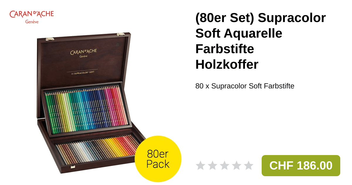 Caran d'Ache Supracolor Soft Aquarelle Farbstifte