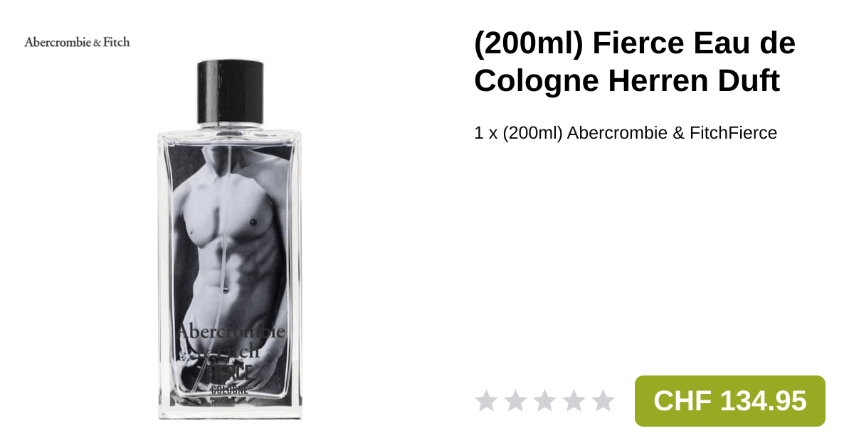 Abercrombie & Fitch(200ml) Fierce Eau de Cologne