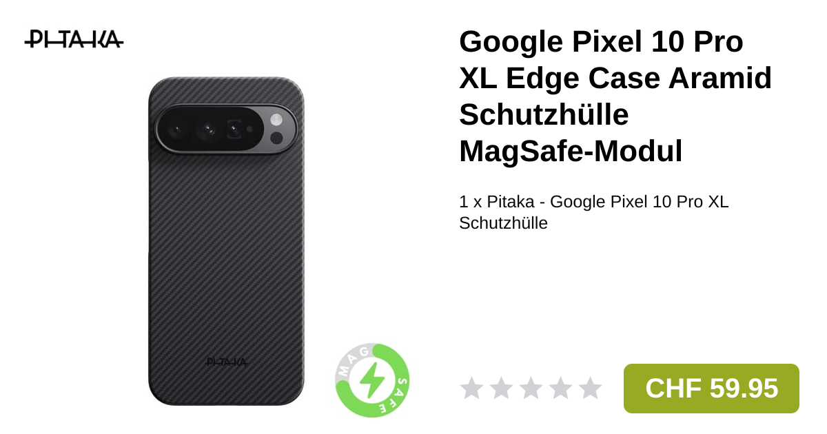 Pitaka Google Pixel 10 Pro / 10 Edge Case Aramid Hülle