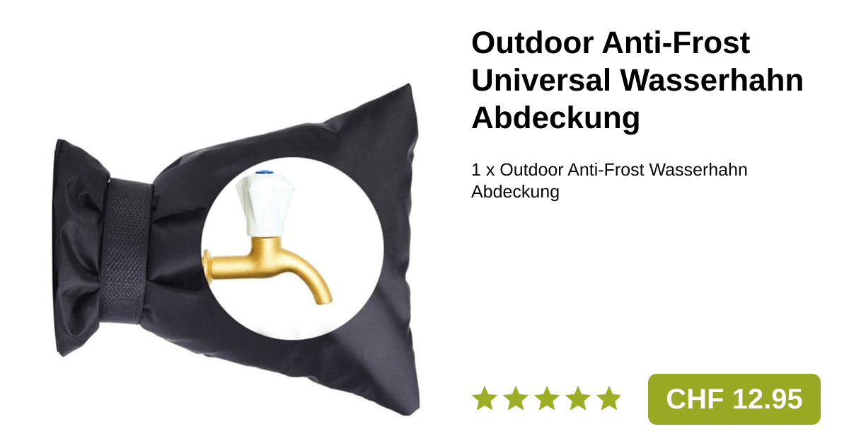 Outdoor Anti-Frost Thermoschutz Wasserhahn Abdeckung
