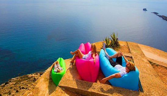 Die Air Lounge Couch für unterwegs