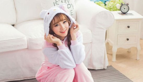 Warme Plüsch Pyjama online bestellen