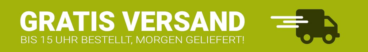 Gratis Lieferung per A-Post