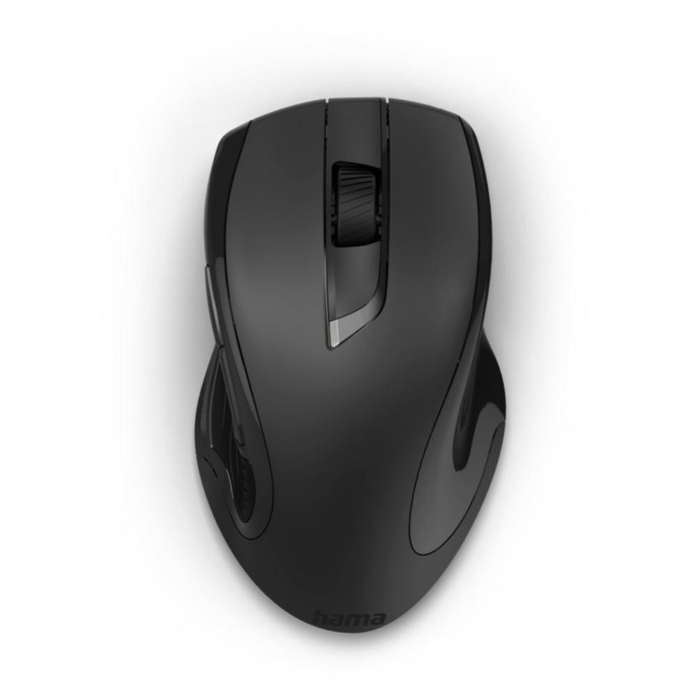 Image of Hama - MW-900 V2 2.4GHz Ergonomische Wireless Laser Maus mit 3200 DPI Batteriebetrieben mit 7 Tasten (00173015) - Schwarz bei Apfelkiste.ch