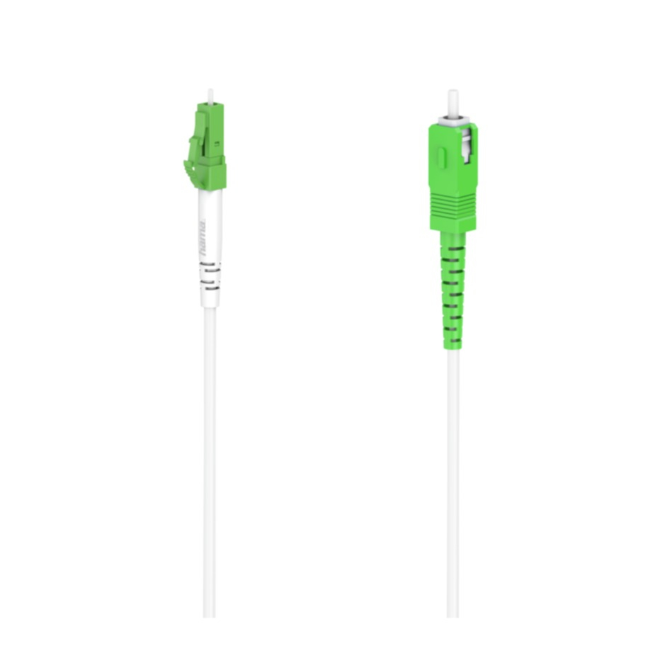 Image of Hama - (9m) Glasfaser LWL Netzwerk Kabel LC / APC - SC / APC-Stecker bis 10GB/s für Sunrise / Salt / Yallo (00200770) - Weiss bei Apfelkiste.ch