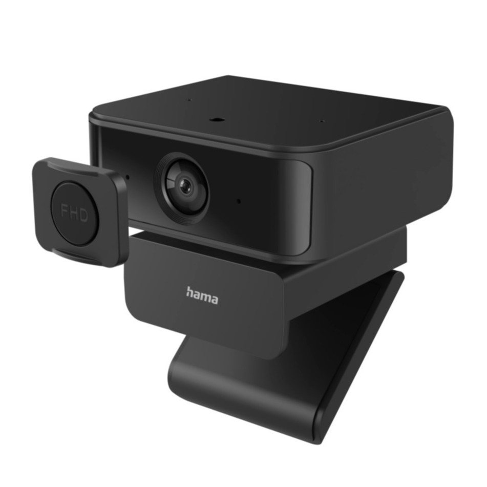 Image of Hama - C-650 Face Tracking Webcam 1080p Full HD Kamera mit Spy Protection / Mikrofon / Autofokus / Rauschunterdrückung (00139994) - Schwarz bei Apfelkiste.ch