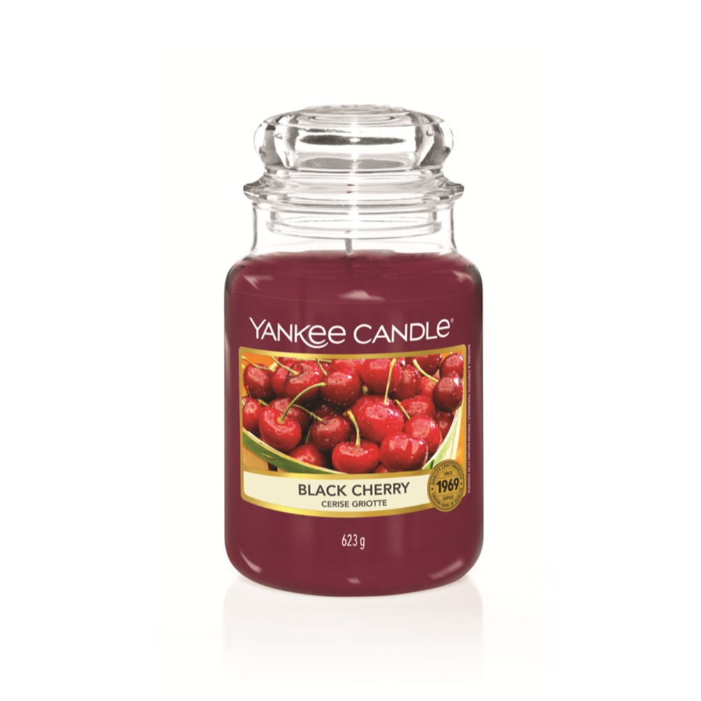 Image of Yankee Candle - (623g) Duft Kerze im Glas Large Jar (10.00115.0035) - Black Cherry bei Apfelkiste.ch