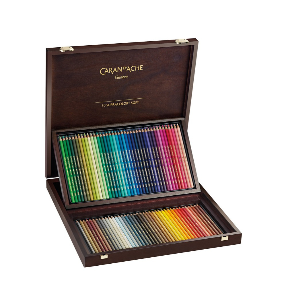 Caran d'Ache Supracolor Soft 80色セット スプラカラーソフト™ – 80色セット 色鮮やかに湧き出る創造性