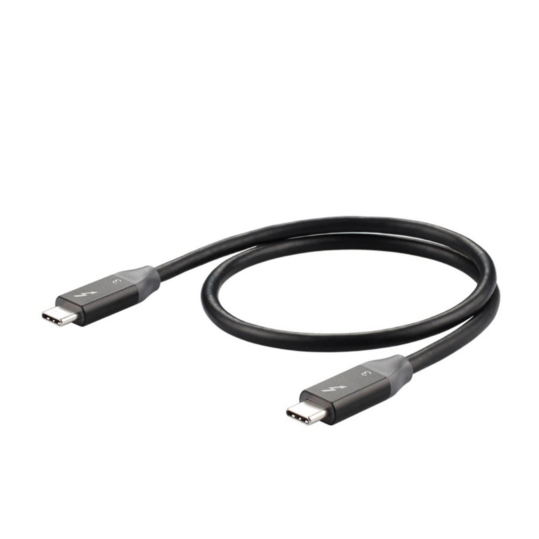 Image of (1.2m) 100W USB C auf USB C Schnell Ladekabel Thunderbolt 3 Datenkabel Power Delivery - Schwarz bei Apfelkiste.ch