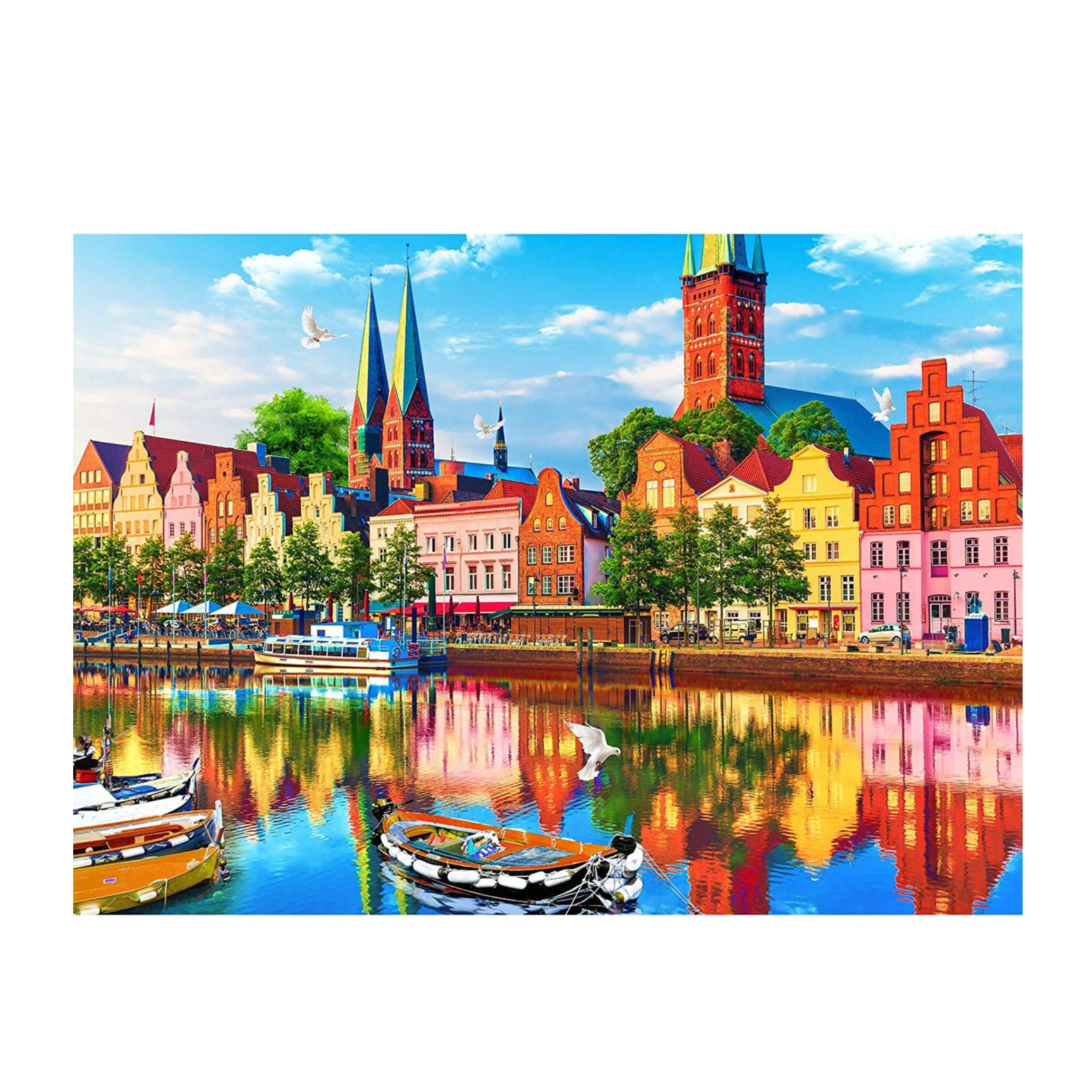 Image of (1000 Teile) 50x70cm Puzzle Lege Spiel Home Deko für Erwachsene / Kinder - Lübeck bei Apfelkiste.ch