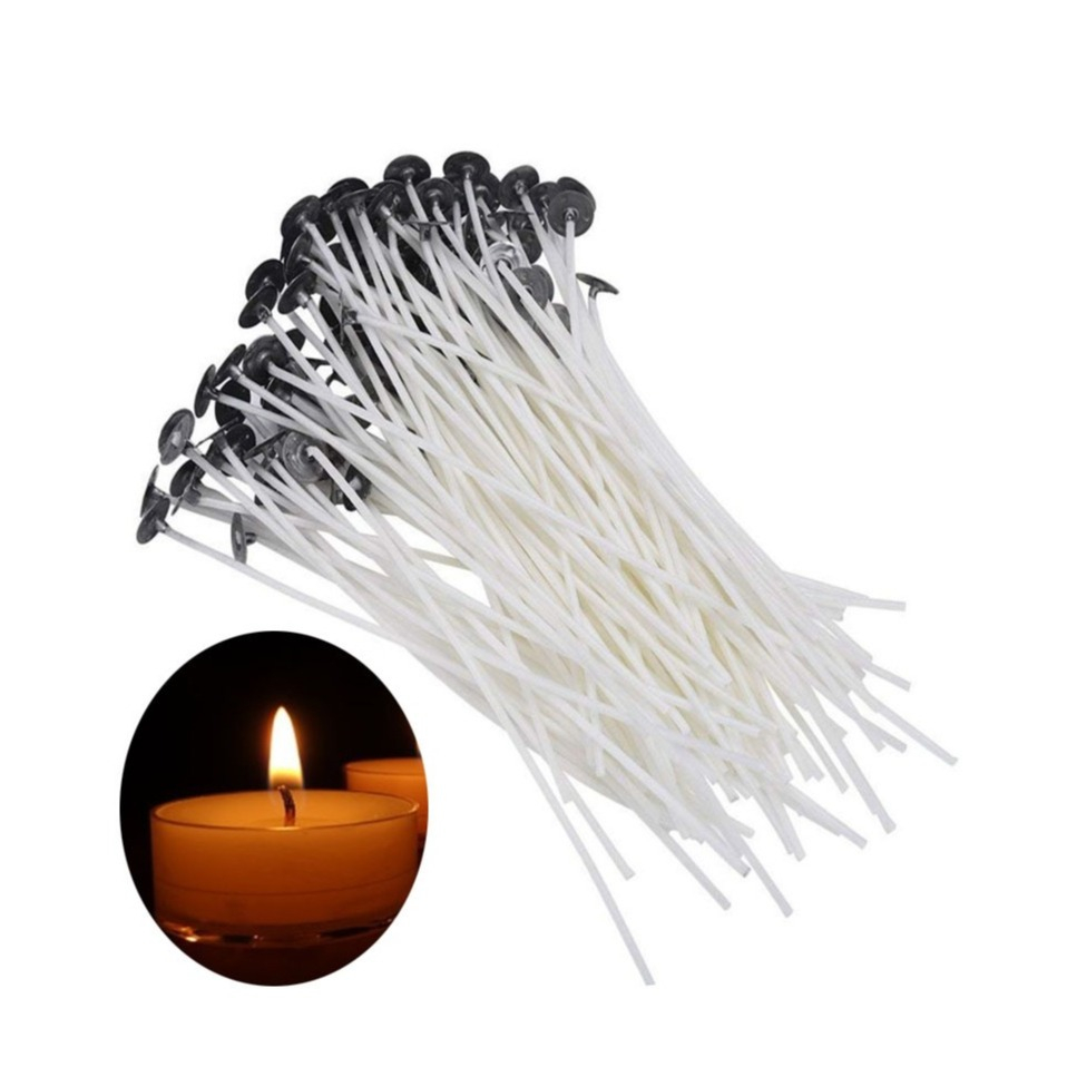 Image of (100er Set) 9cm Baumwoll Kerzen Docht DIY Runddocht bei Apfelkiste.ch
