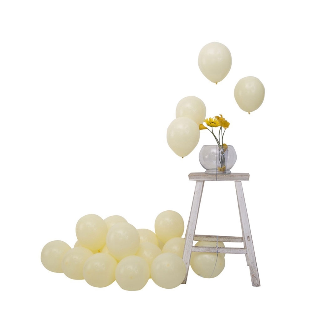 Image of (100er Set) Ø30cm Party Ballons Latex Luftballons - Gelb bei Apfelkiste.ch