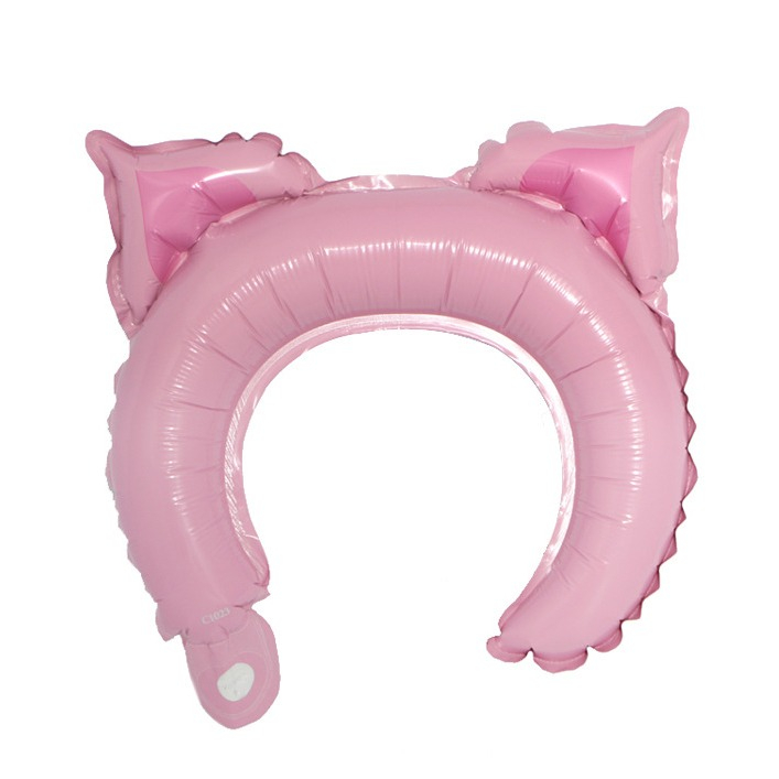 Image of (10er Set) 29x26cm Party Luftballon Kopfschmuck Fotorequisite Accessoire - Schwein bei Apfelkiste.ch