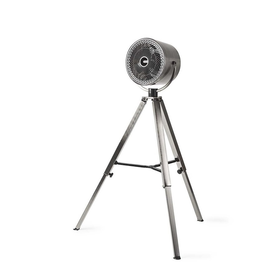 Image of Nedis - 10 Zoll 45W Dreibein Ventilator Tripod Lüfter im Retro Look mit 3 Stufen Verstellbar 90-130cm (FNTR20CMT10) - Metall bei Apfelkiste.ch