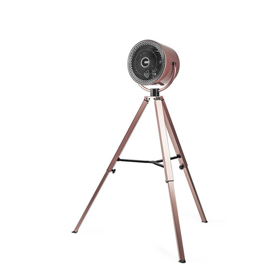 Image of Nedis - 10 Zoll 45W Dreibein Ventilator Tripod Lüfter im Retro Look mit 3 Stufen Verstellbar 90-130cm (FNTR20CPK10) - Pink bei Apfelkiste.ch