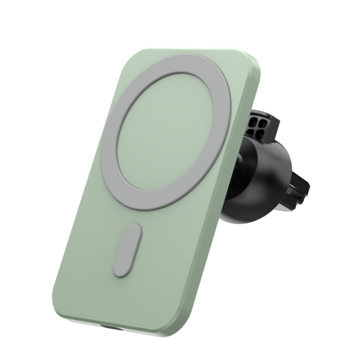Image of (15W) 2in1 MagSafe Auto KFZ Halterung für Lüftungsgitter Air Frame + Saugnapf Halterung - Mint bei Apfelkiste.ch