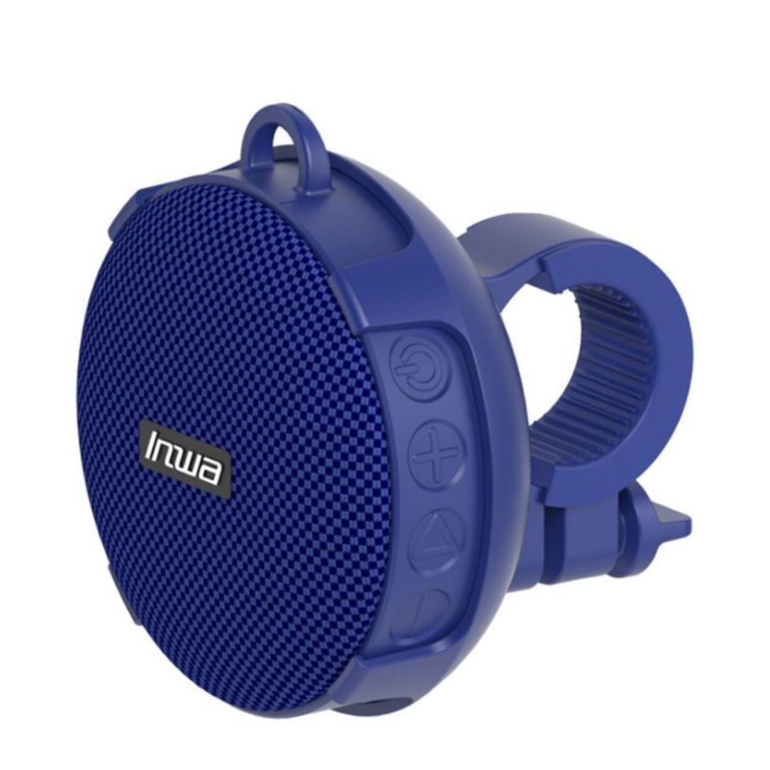 Image of 5W Mini Bluetooth Lautsprecher Subwoofer Spritzwasserfest (IPX7) mit Fahrradhalterung - Blau bei Apfelkiste.ch
