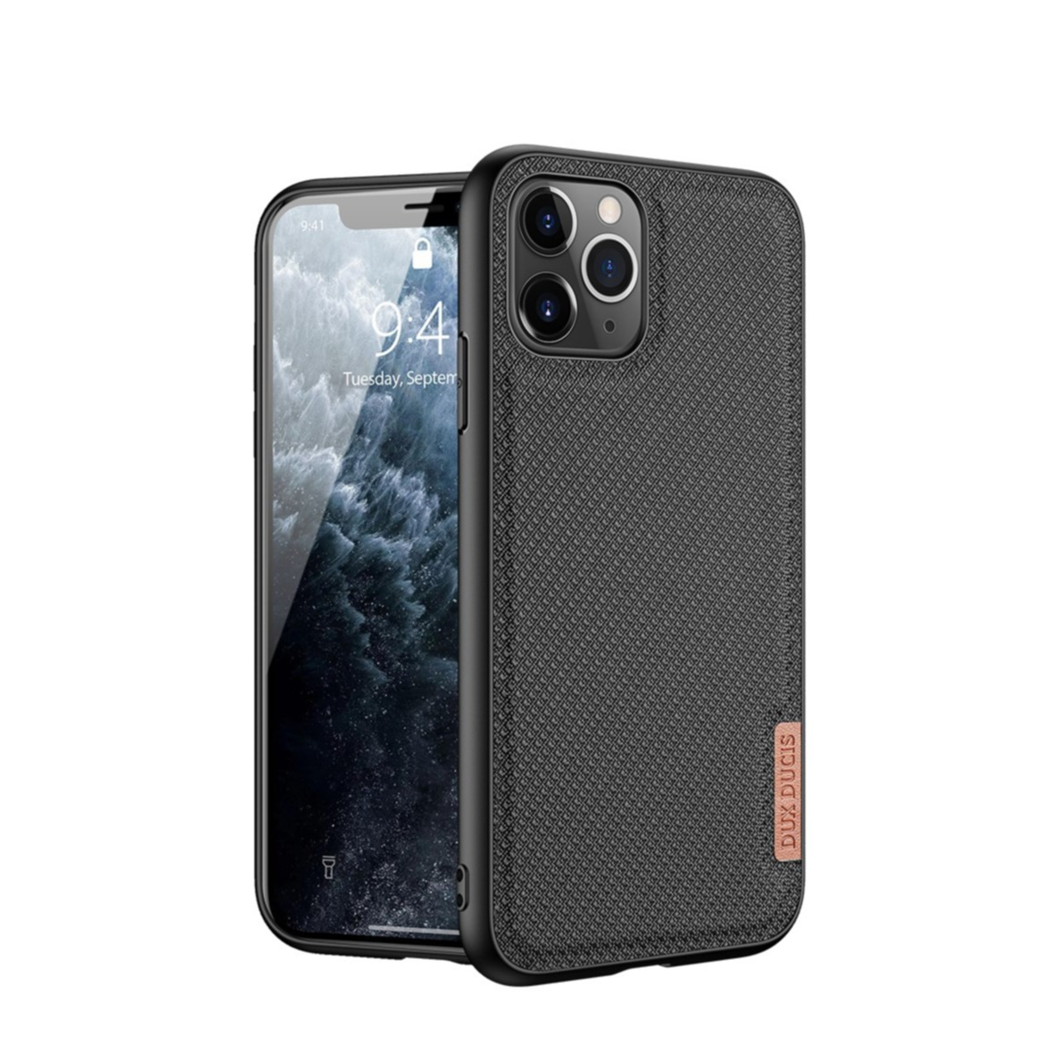 Image of Dux Ducis - iPhone 11 Pro Hybrid Hülle TPU Bumper + Nylon Rückseite - Schwarz bei Apfelkiste.ch