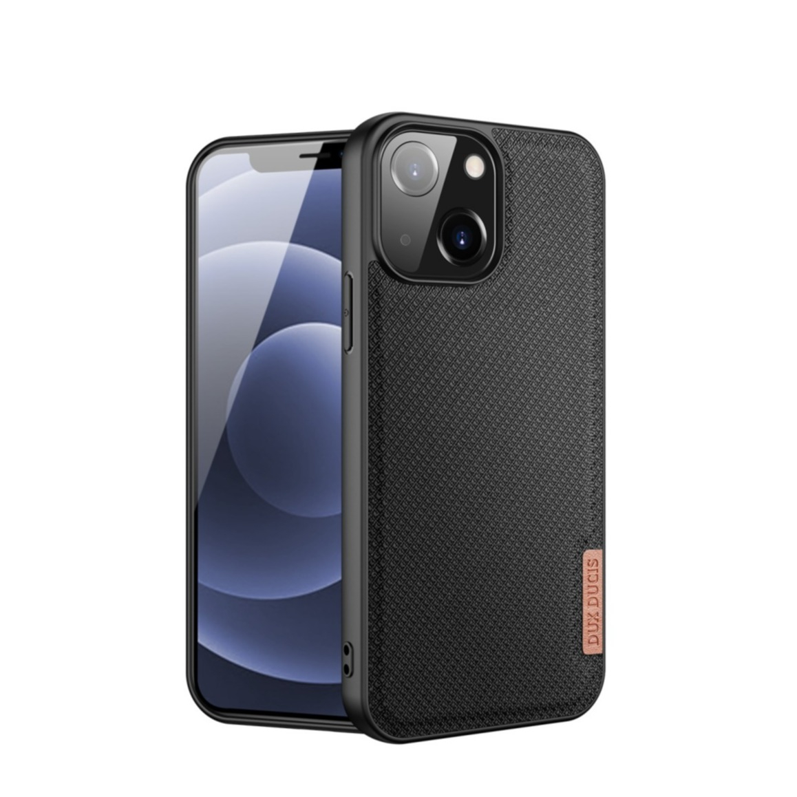 Image of Dux Ducis - iPhone 13 Hybrid Hülle TPU Bumper + Nylon Rückseite - Schwarz bei Apfelkiste.ch