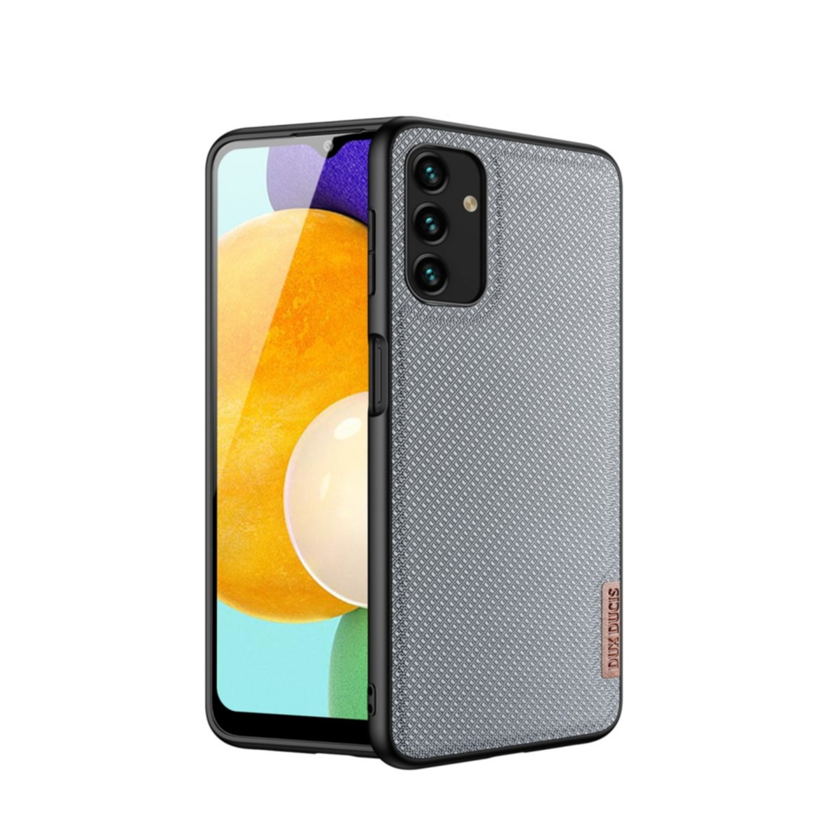 Image of Dux Ducis - Samsung Galaxy A13 Hybrid Hülle TPU Bumper + Nylon Rückseite - Grau / Schwarz bei Apfelkiste.ch