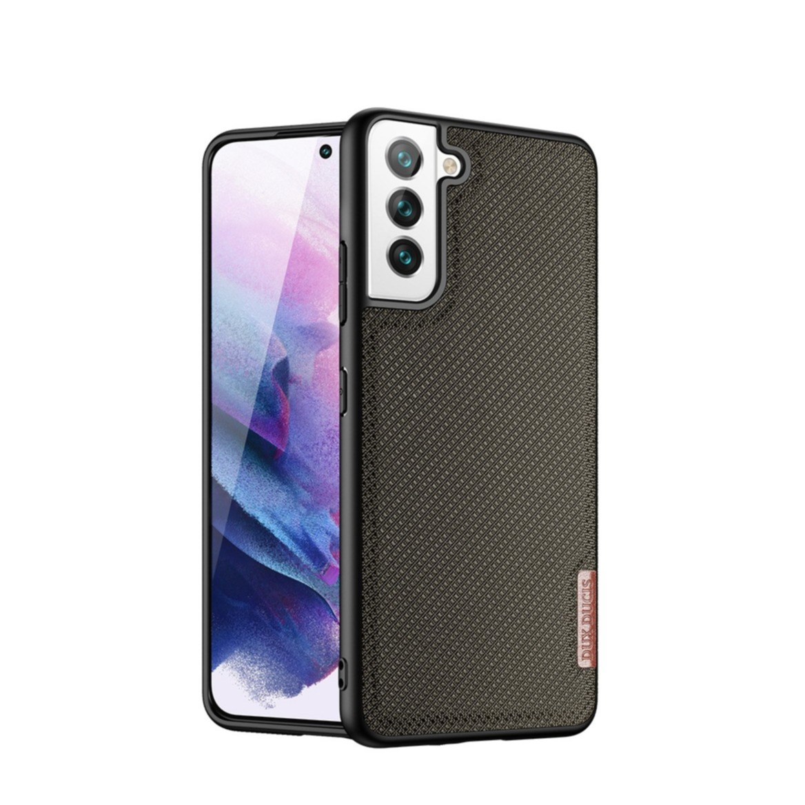 Image of Dux Ducis - Samsung Galaxy S22 5G Hybrid Hülle TPU Bumper + Nylon Rückseite - Dunkelgrün / Schwarz bei Apfelkiste.ch