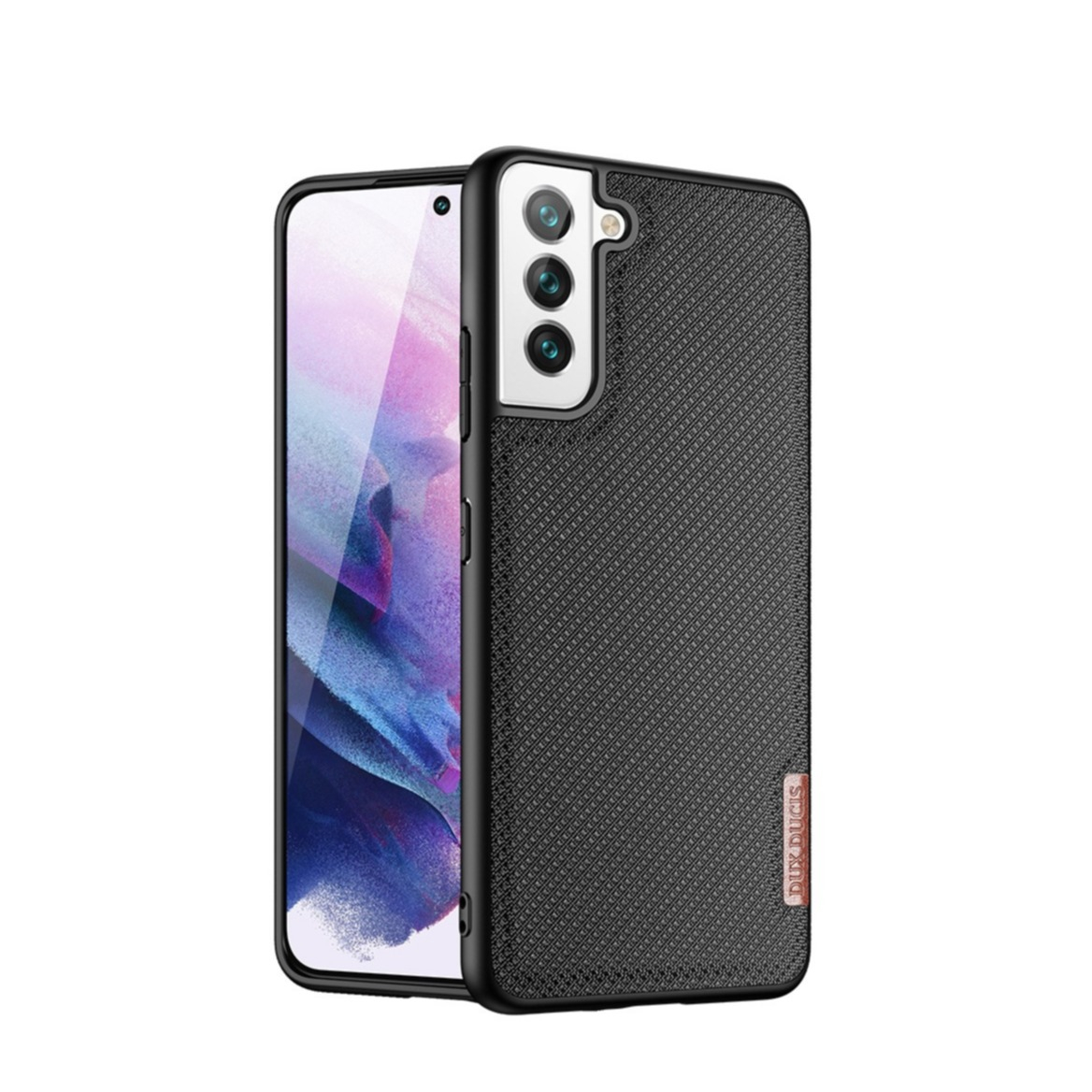 Image of Dux Ducis - Samsung Galaxy S22 5G Hybrid Hülle TPU Bumper + Nylon Rückseite - Schwarz bei Apfelkiste.ch