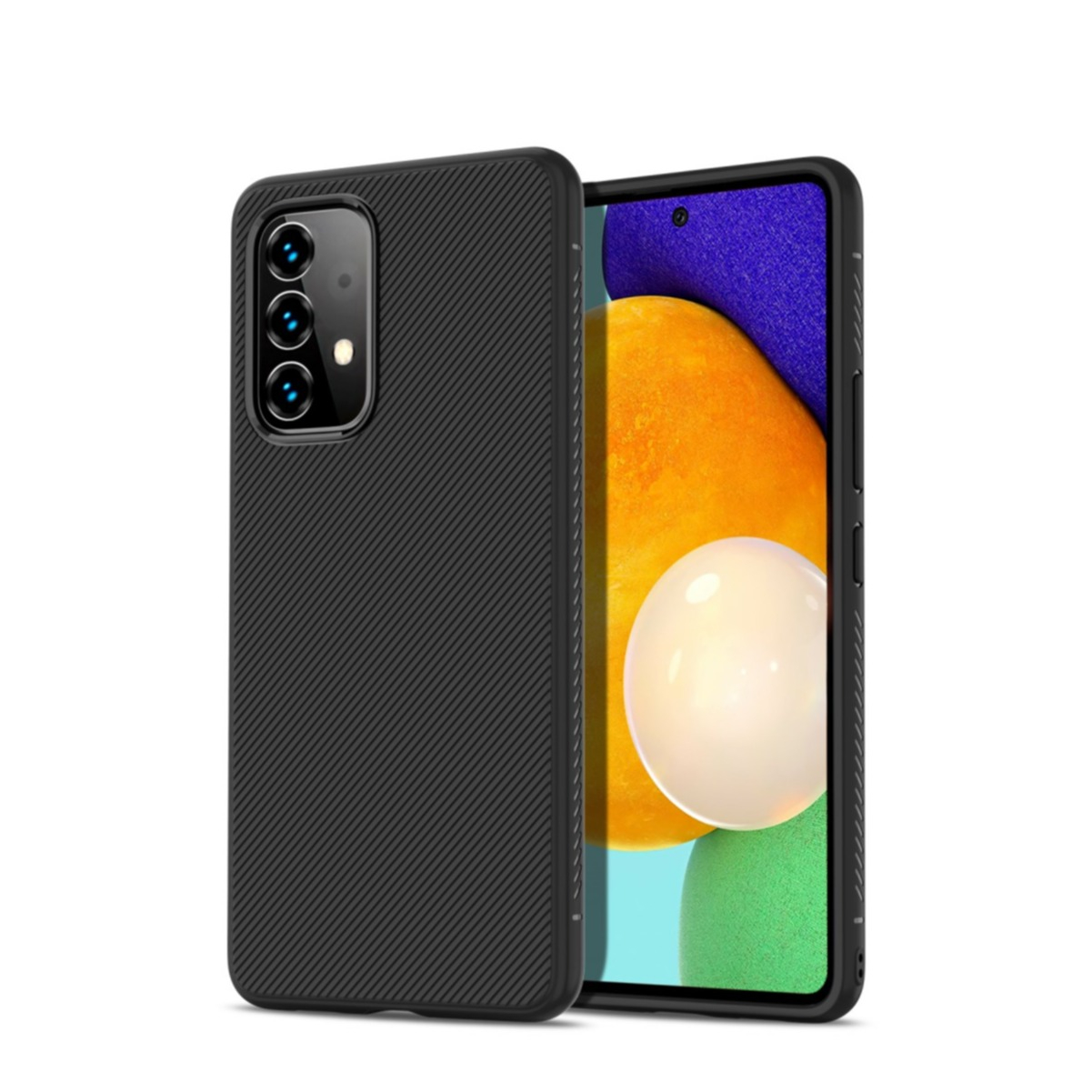 Image of Samsung Galaxy A53 5G Schutzhülle Gummi Grip Case Slim Design - Schwarz bei Apfelkiste.ch