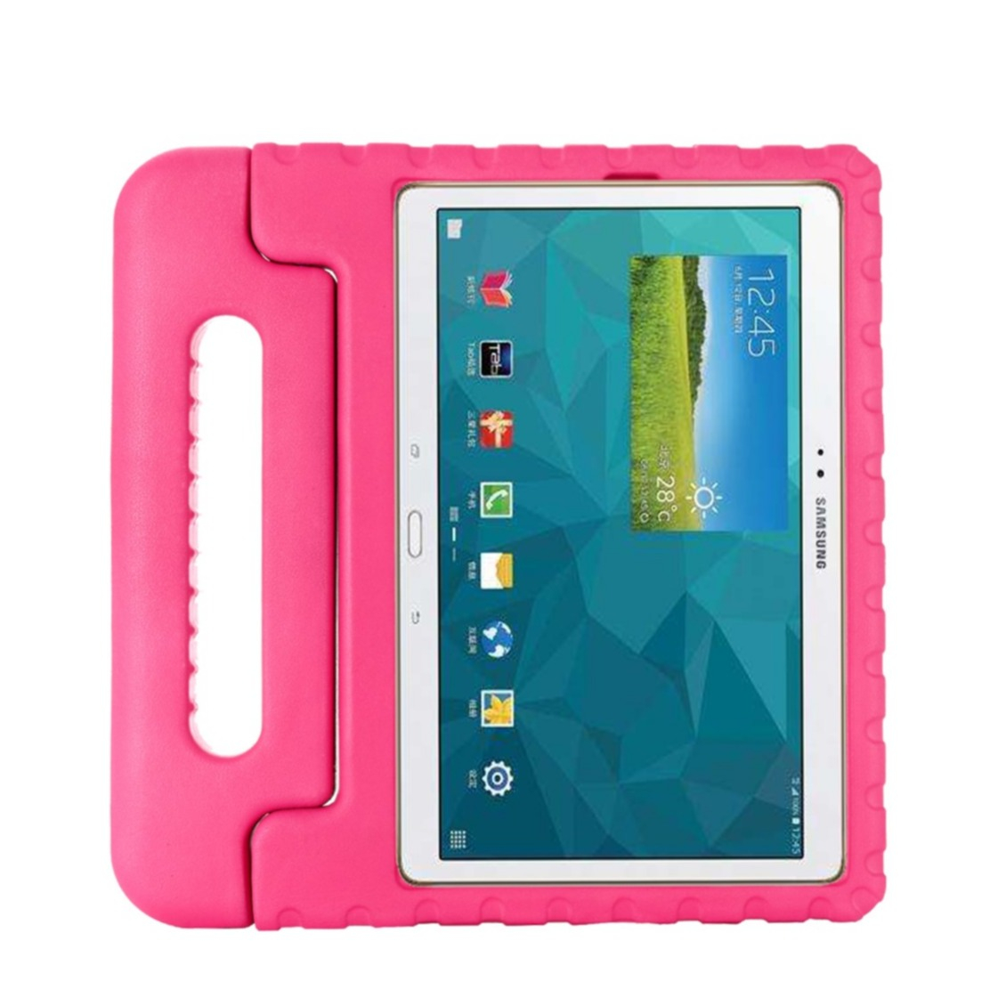Image of Samsung Galaxy Tab S6 Stossfeste Kinder Schaumstoff Schutz Hülle + Griff + Standfunktion - Pink bei Apfelkiste.ch