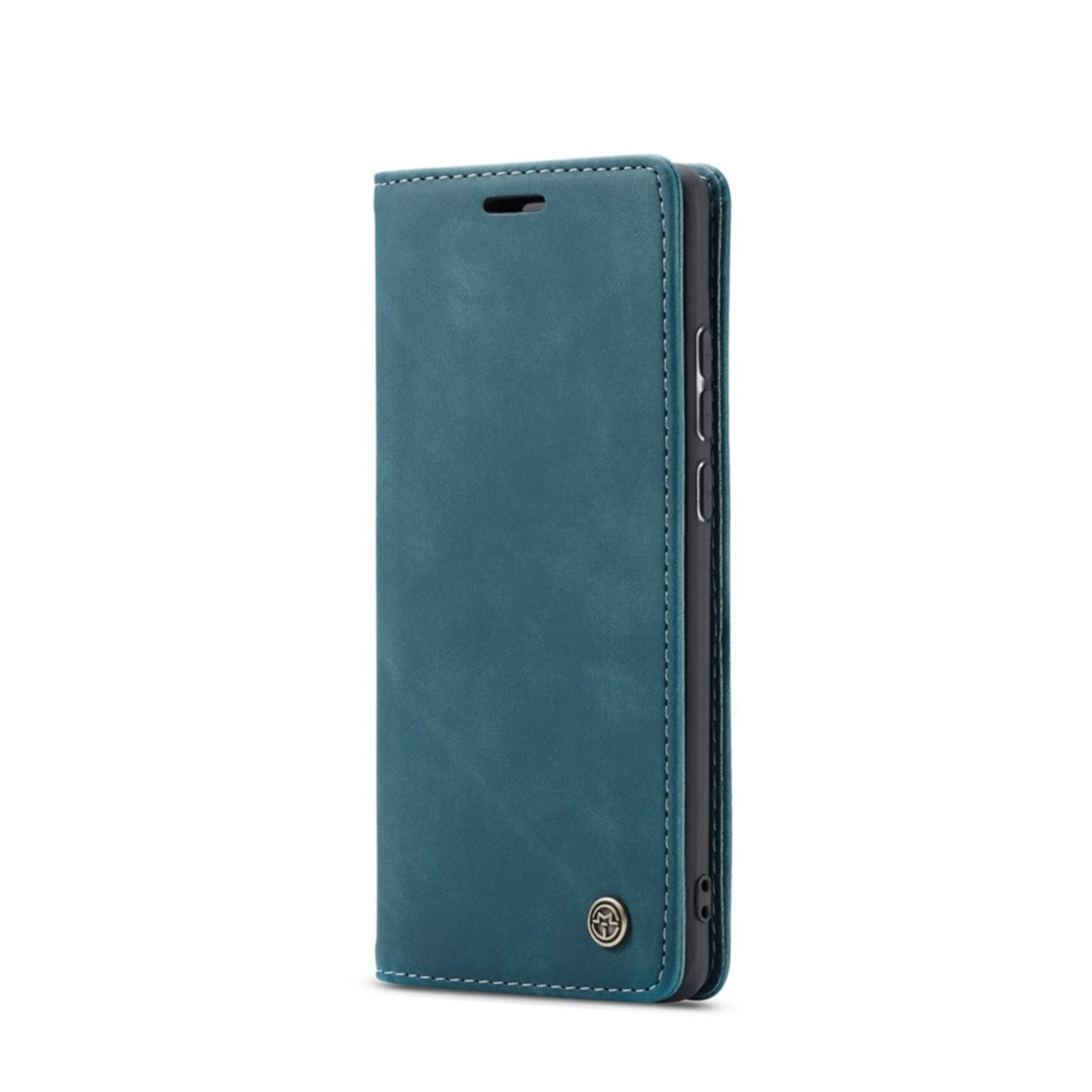 Image of Caseme - Huawei P30 Leder Tasche Flip Wallet Etui mit Kartenfächern - Dunkelgrün bei Apfelkiste.ch