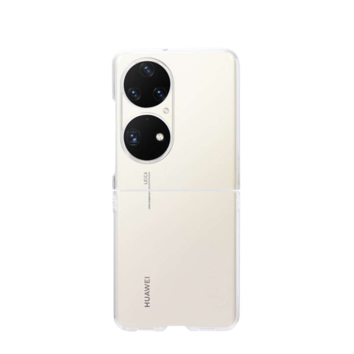Image of Huawei P50 Pocket Crystal Hardcase Schutzhülle - Transparent bei Apfelkiste.ch