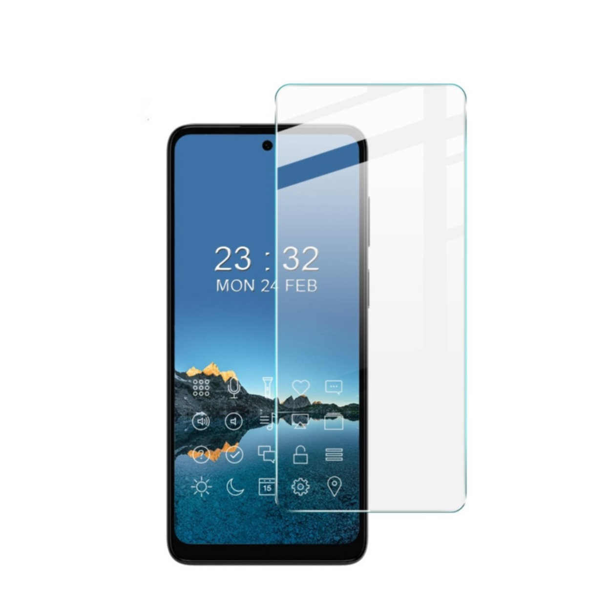 Image of IMAK - Motorola Moto G22 Panzer Glas Display Schutz Case Friendly 0.3mm bei Apfelkiste.ch