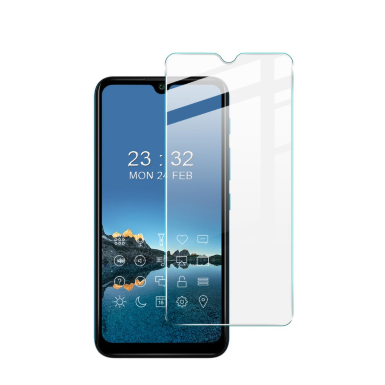 Image of IMAK - Wiko Y62 Panzer Glas Display Schutz Case Friendly 0.3mm bei Apfelkiste.ch