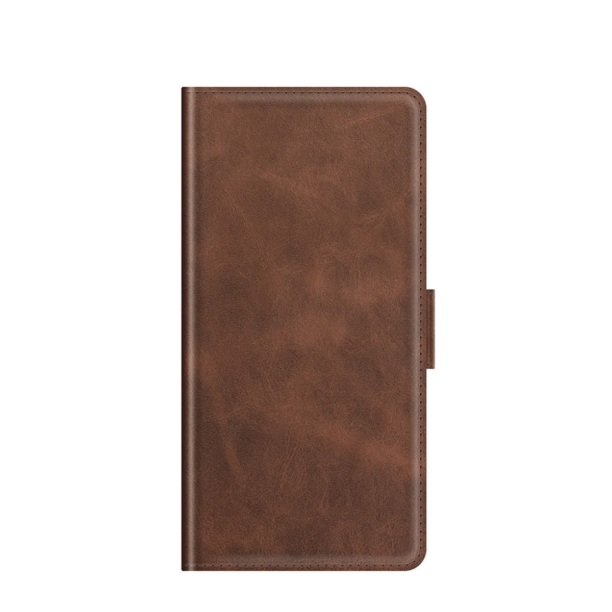 Image of iPhone 13 Vintage Leder Tasche Flip Cover Fashion Design - Braun bei Apfelkiste.ch