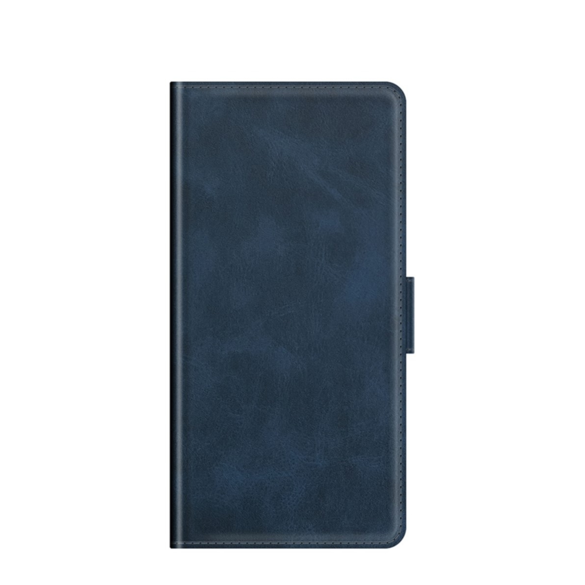 Image of iPhone 13 Vintage Leder Tasche Flip Cover Fashion Design - Dunkelblau bei Apfelkiste.ch