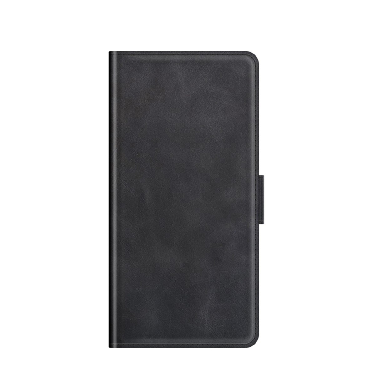 Image of iPhone 13 Vintage Leder Tasche Flip Cover Fashion Design - Schwarz bei Apfelkiste.ch