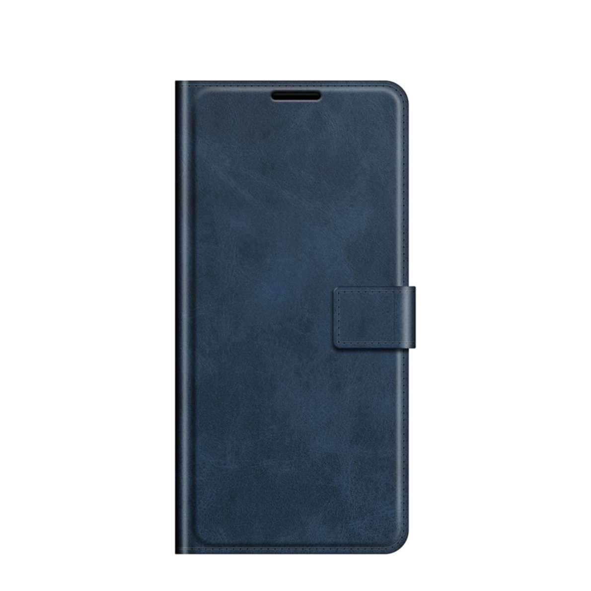 Image of iPhone 13 Mini Vintage Leder Tasche Flip Cover mit Kartenfächer - Dunkelblau bei Apfelkiste.ch