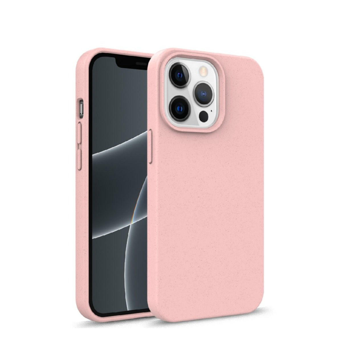 Image of iPhone 13 Pro Max Bio Gummi Schutzhülle Eco Friendly Nachhaltig Kompostierbar - Rosa bei Apfelkiste.ch