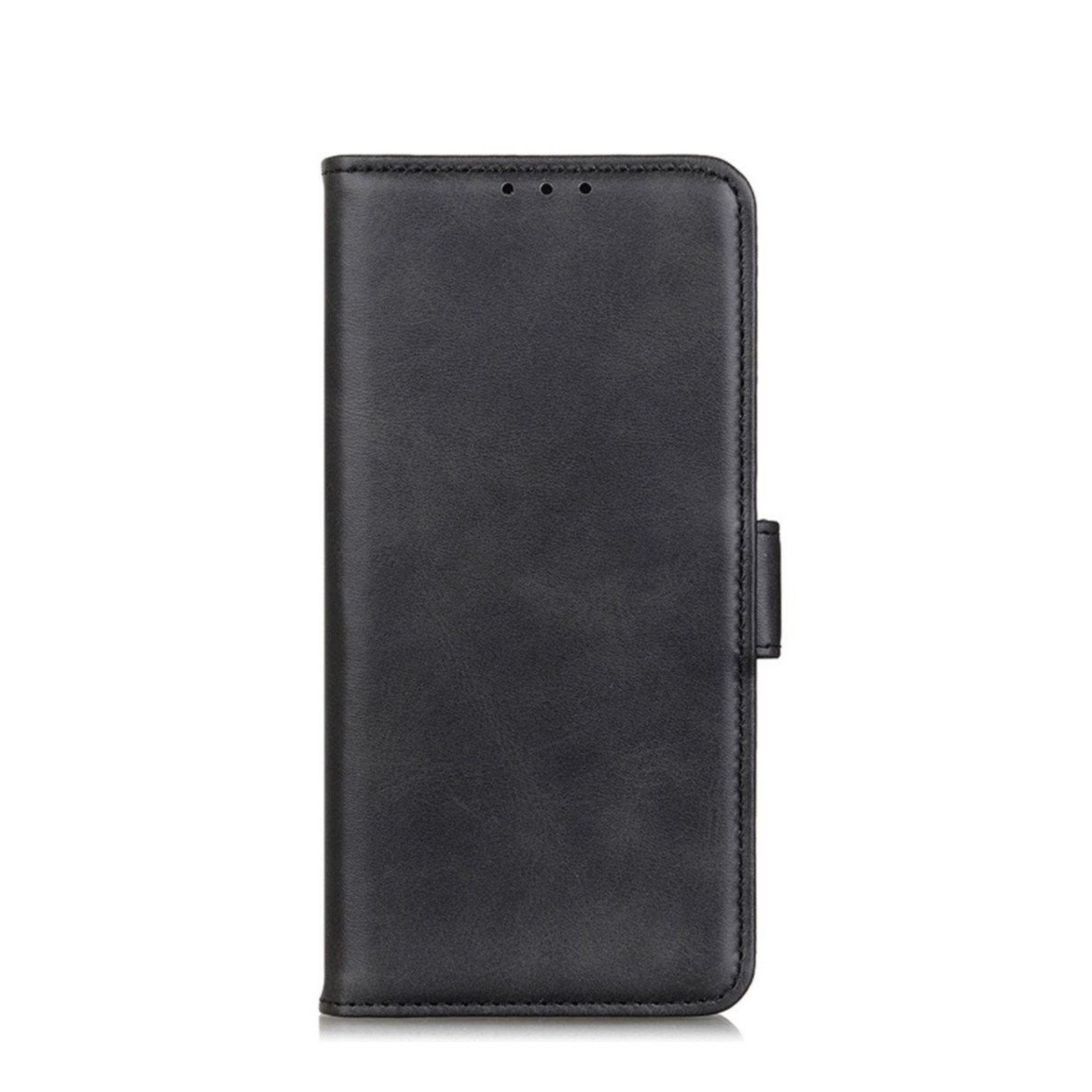 Image of iPhone 14 Pro Max Vintage Leder Tasche Flip Cover mit Kartenfächer - Schwarz bei Apfelkiste.ch