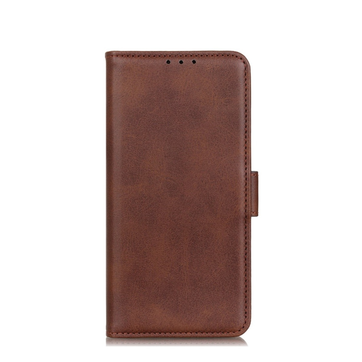 Image of iPhone 14 Pro Vintage Leder Tasche Flip Cover mit Kartenfächer - Braun bei Apfelkiste.ch