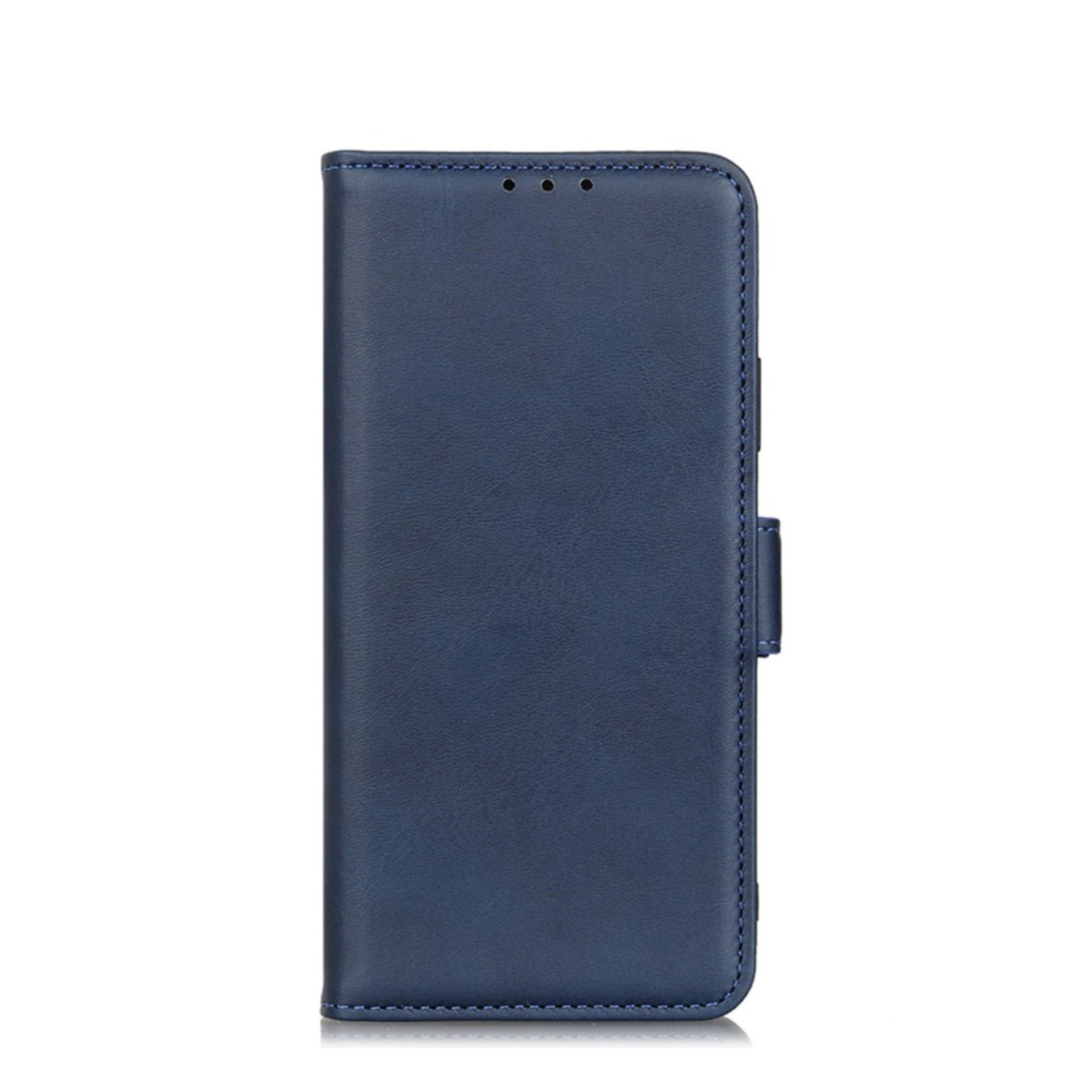 Image of iPhone 14 Pro Vintage Leder Tasche Flip Cover mit Kartenfächer - Dunkelblau bei Apfelkiste.ch