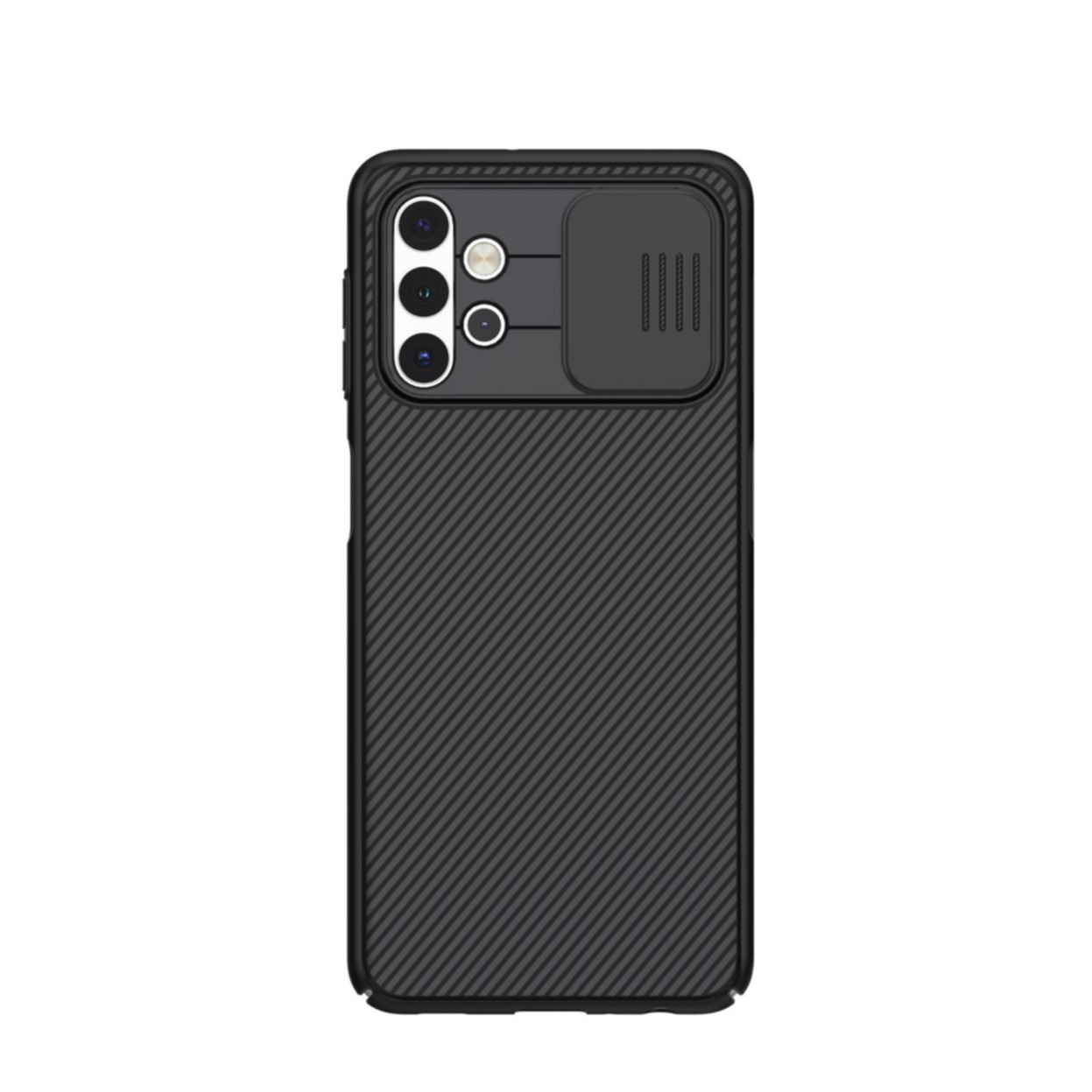 Image of Nillkin - Samsung Galaxy A32 5G Schutz Hülle Cam-Slider Kameraschutz - Schwarz bei Apfelkiste.ch