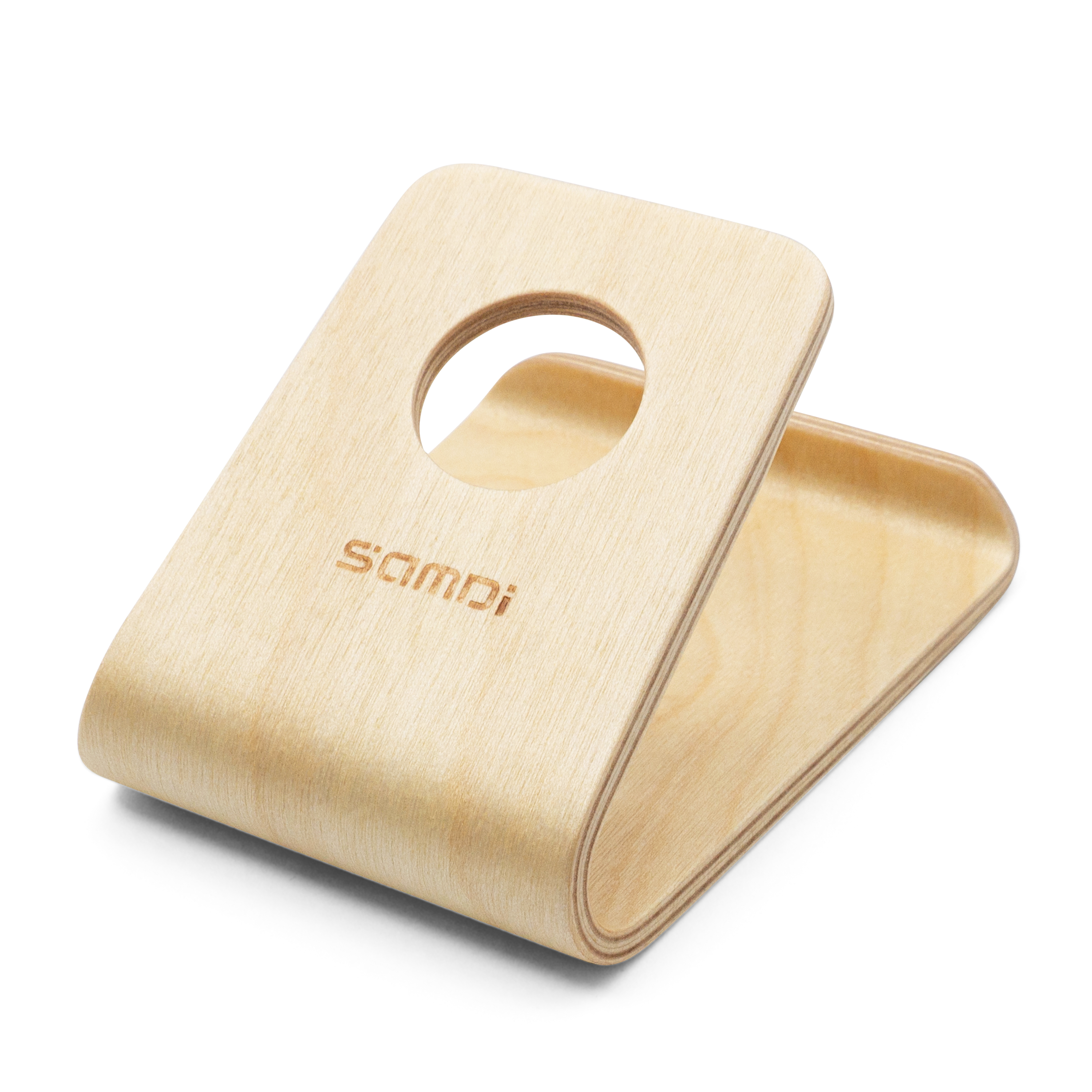 VBESTLIFE Handyhalter Aus Holz – Bambus Ständer Für Smartphone & Tablet, Desktop Halterung