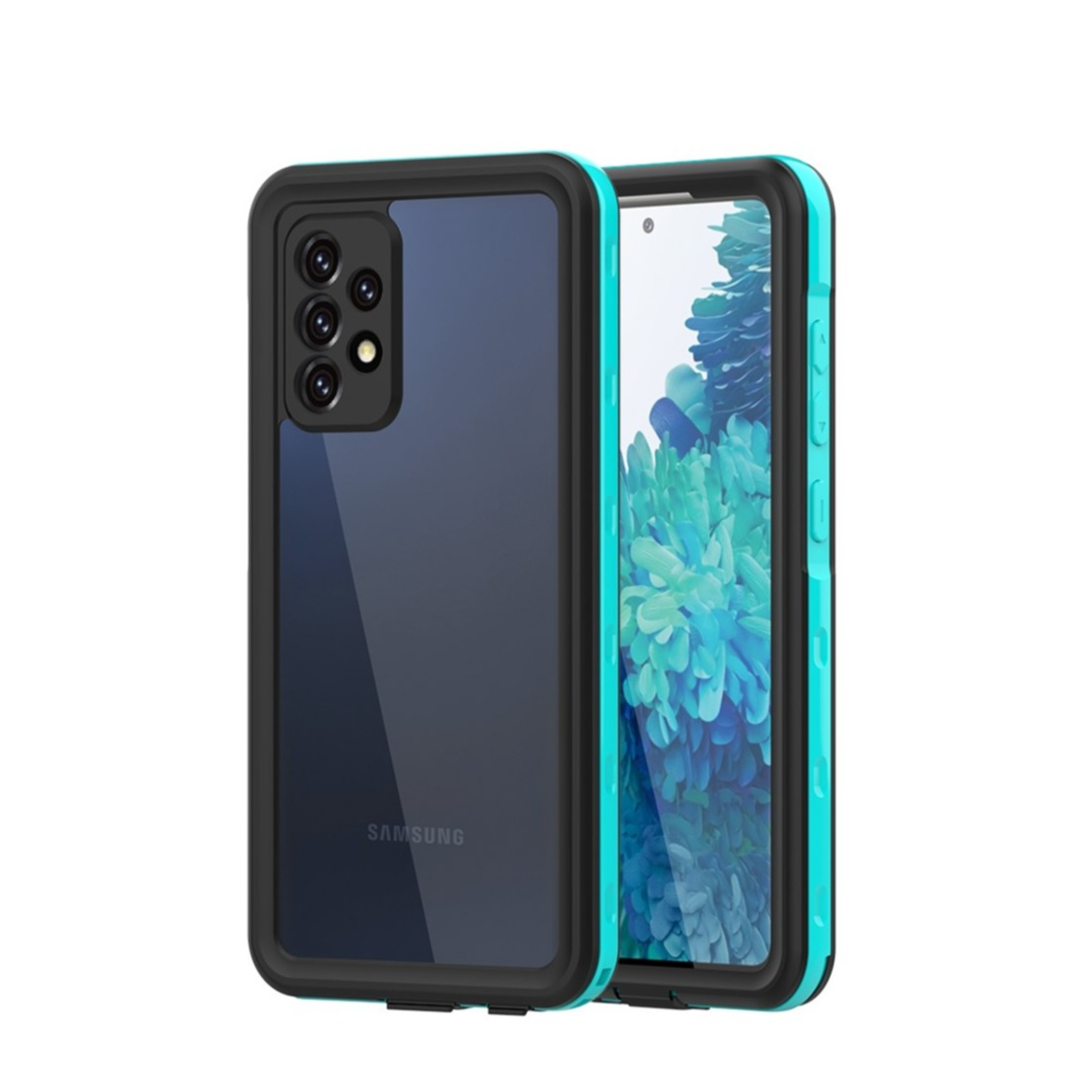 Image of Redpepper - Samsung Galaxy A52s 5G / A52 (5G) Wasserfeste Outdoor Schutz Hülle (IP68) - Blau bei Apfelkiste.ch