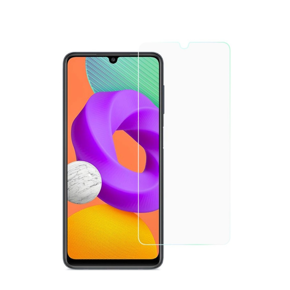 Image of Samsung Galaxy M22 Panzer Glas Display Schutz Case Friendly 0.3 mm bei Apfelkiste.ch