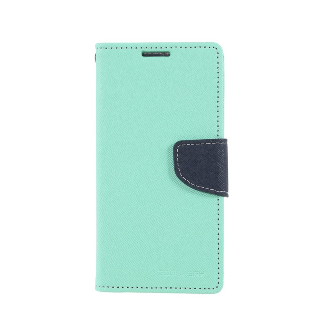 Image of Mercury Goospery - Samsung Galaxy S22 5G Leder Tasche Flipcase - Türkis / Dunkelblau bei Apfelkiste.ch