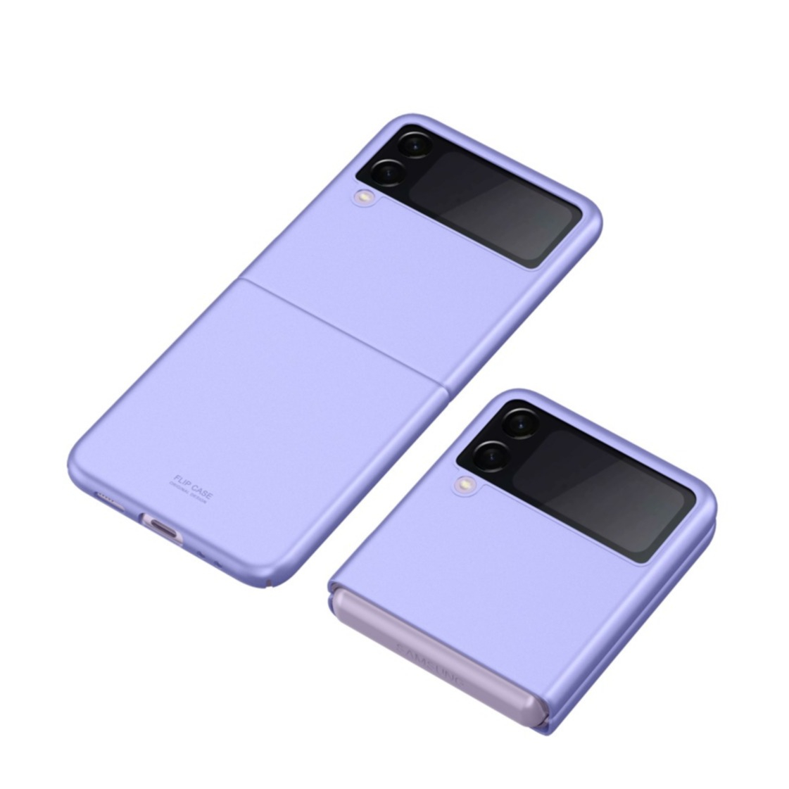 Image of Samsung Galaxy Z Flip3 5G Hardcase Hülle - Lila bei Apfelkiste.ch