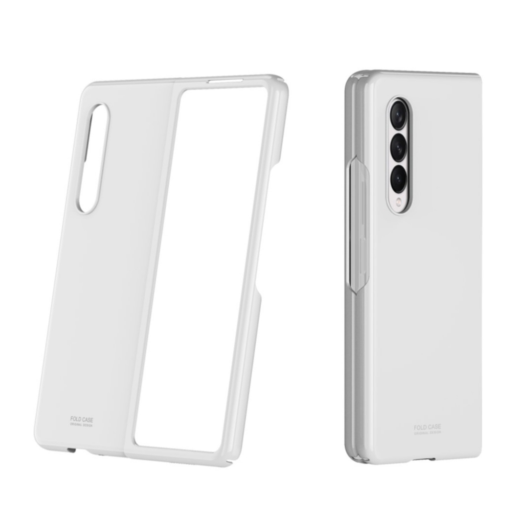 Image of Samsung Galaxy Z Fold3 5G Hardcase Hülle - Weiss (Glanz) bei Apfelkiste.ch