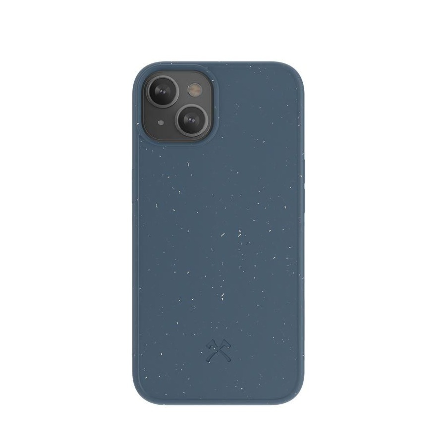 Image of Woodcessories - iPhone 13 BioCase Antimikrobielle Schutzhülle Vegan Biologisch Abbaubar (ECO551) - Navy Blue bei Apfelkiste.ch